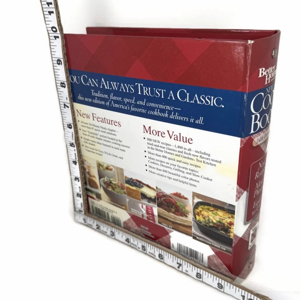 Vintage 2006 Better Homes and Gardens Checkered Red Cook Book